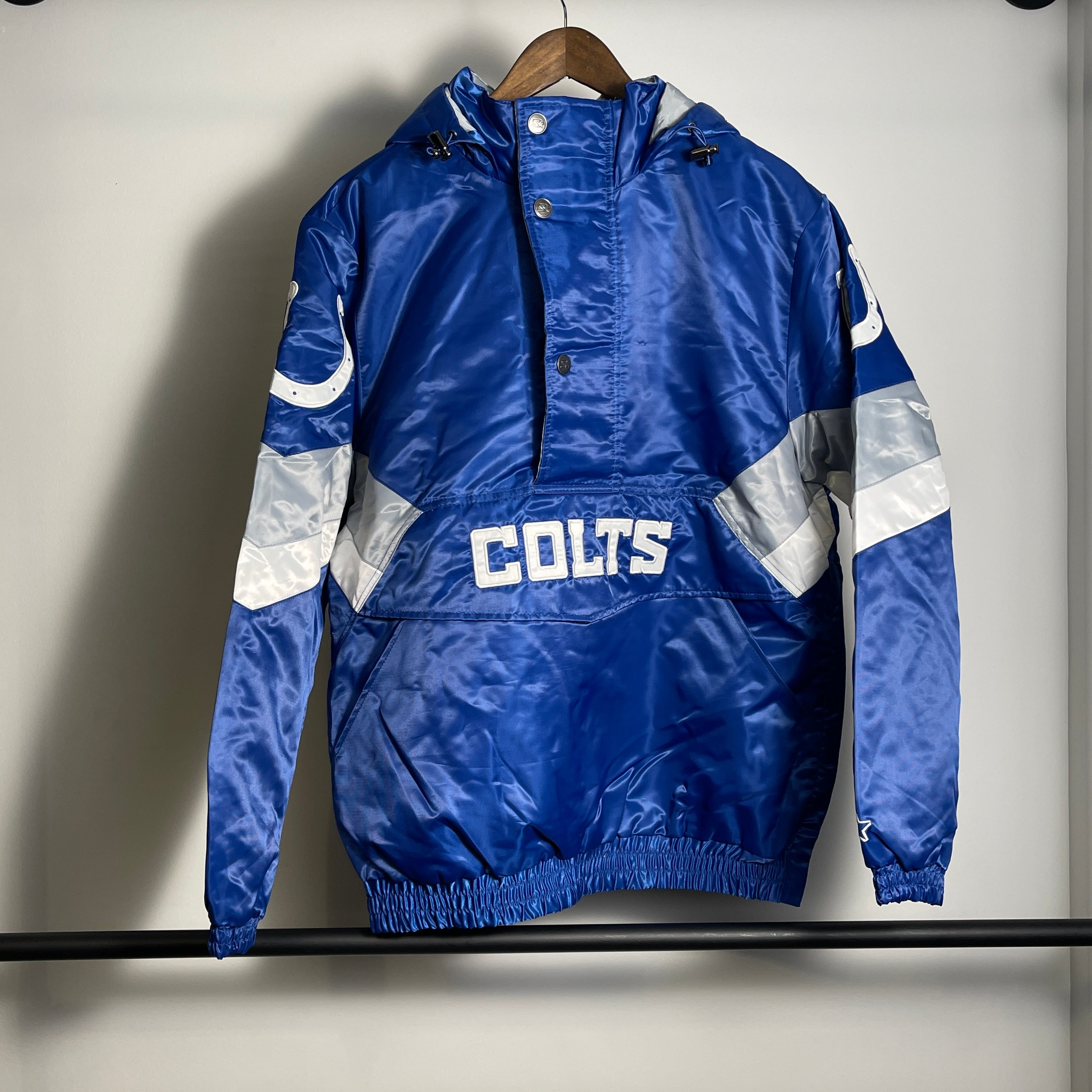 Starter NFL Indianapolis Colts Pullover Hoodie Jacket Size M