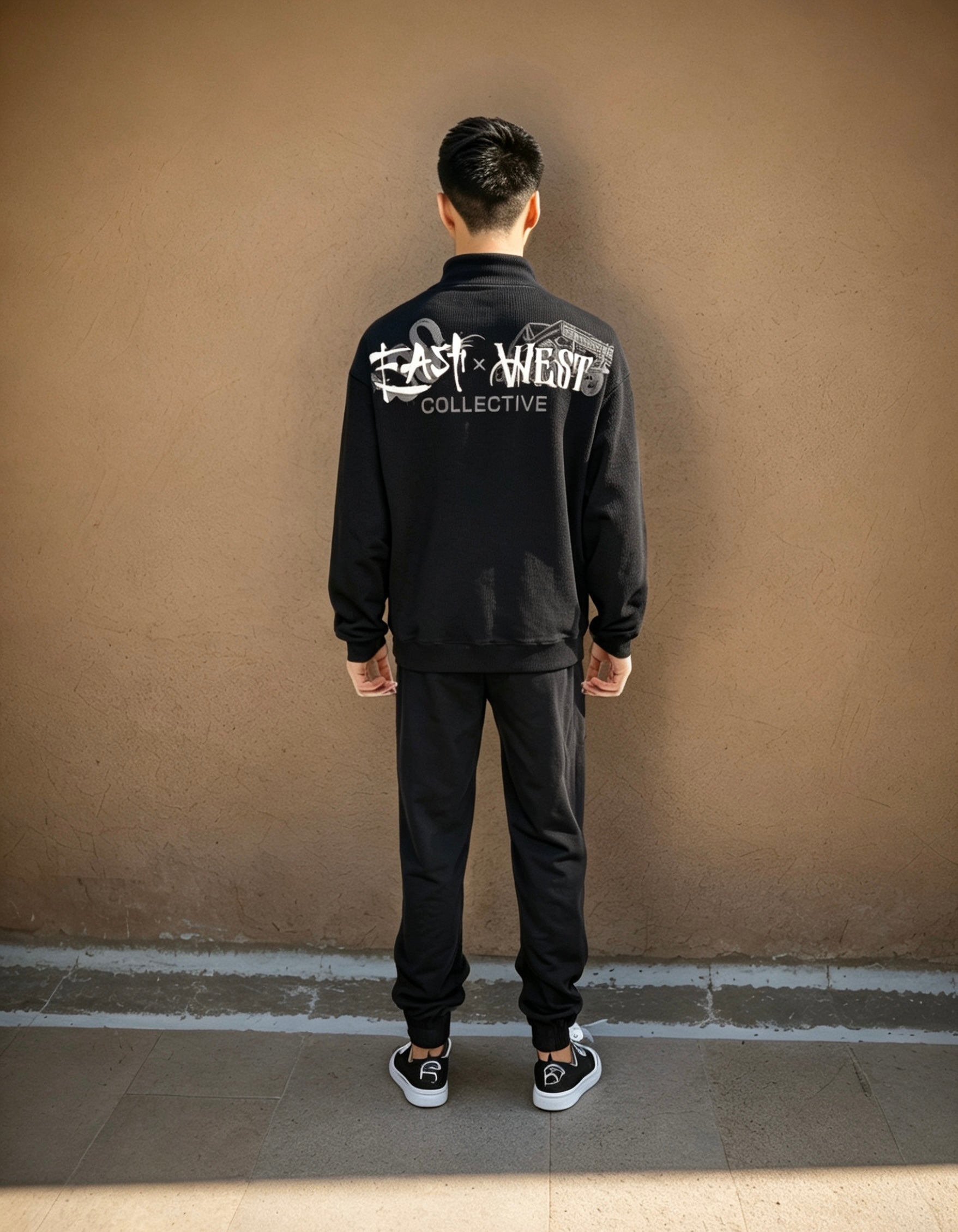 East West Collective Premium French Terry Chinese knot Pullover