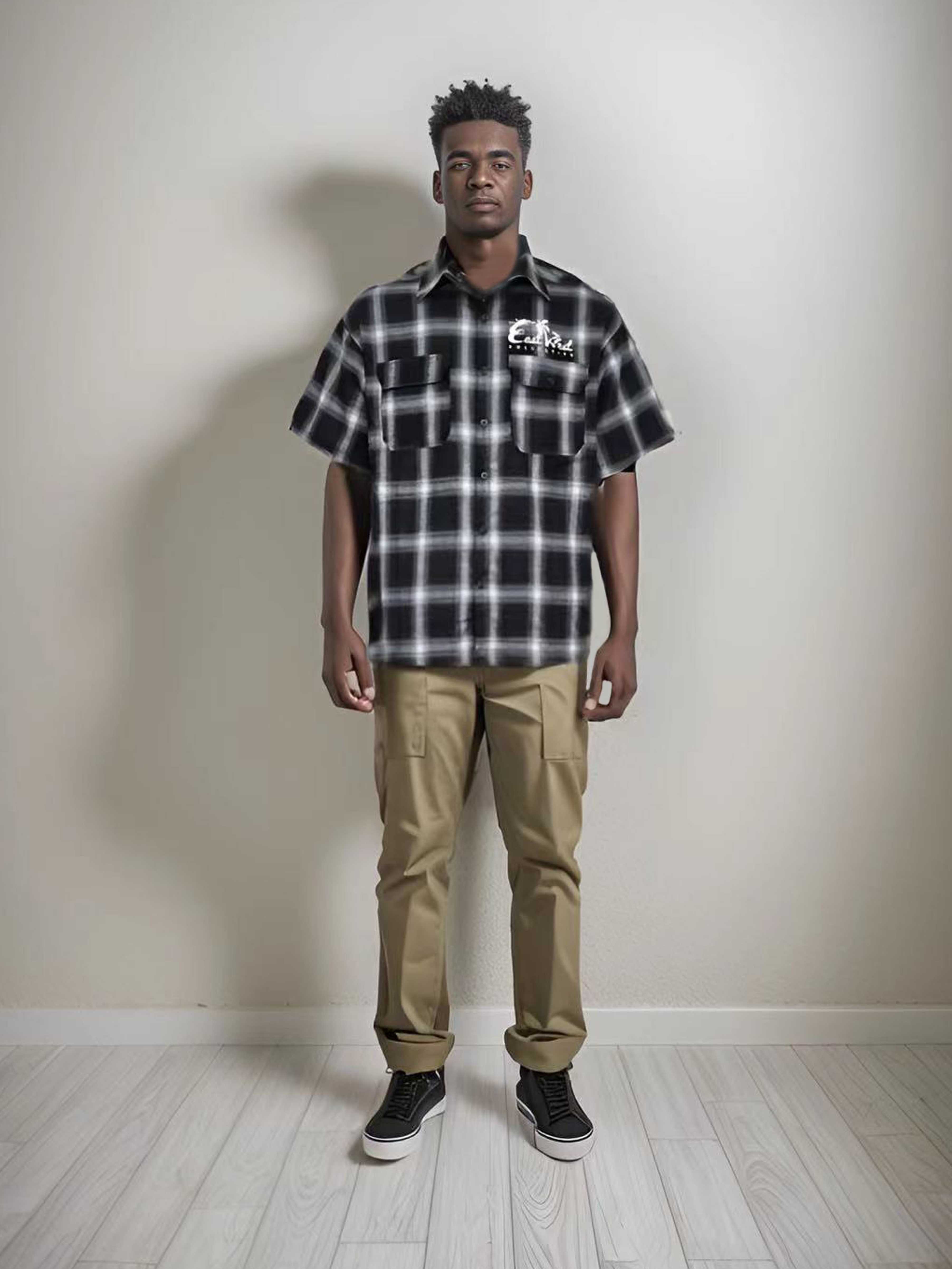 Short sleeve clearance flannel