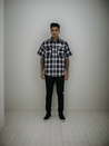 premium short sleeve wrinkle free chicano flannel Shirt