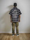 premium short sleeve wrinkle free chicano flannel Shirt