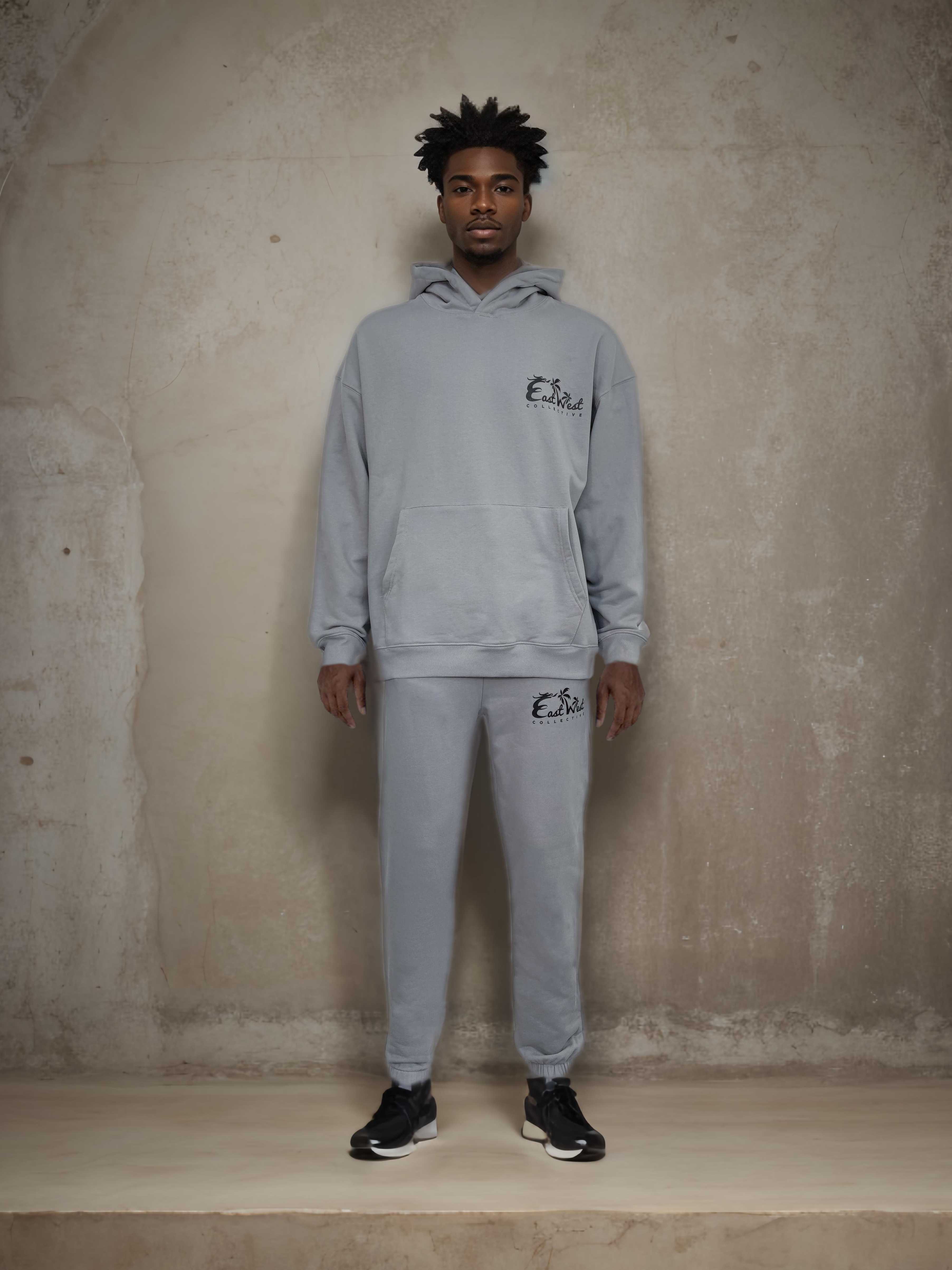 Heavy 2025 grey hoodie