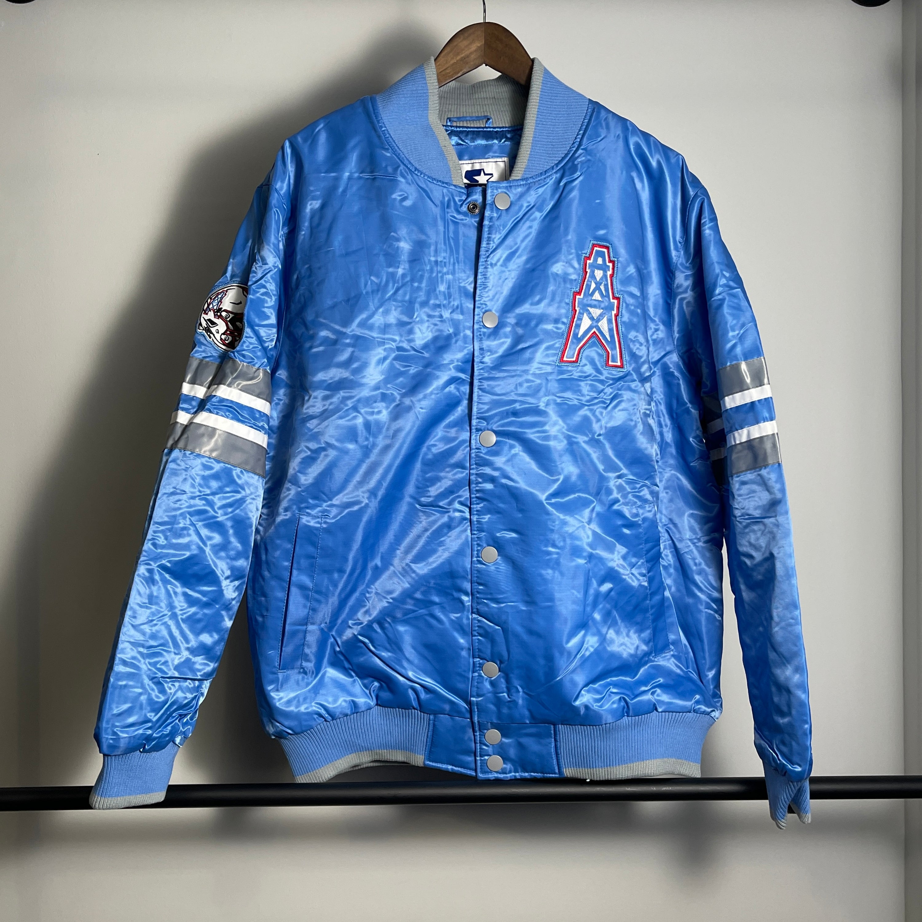 Starter NFL Houston Oilers Jacket Size L/XL