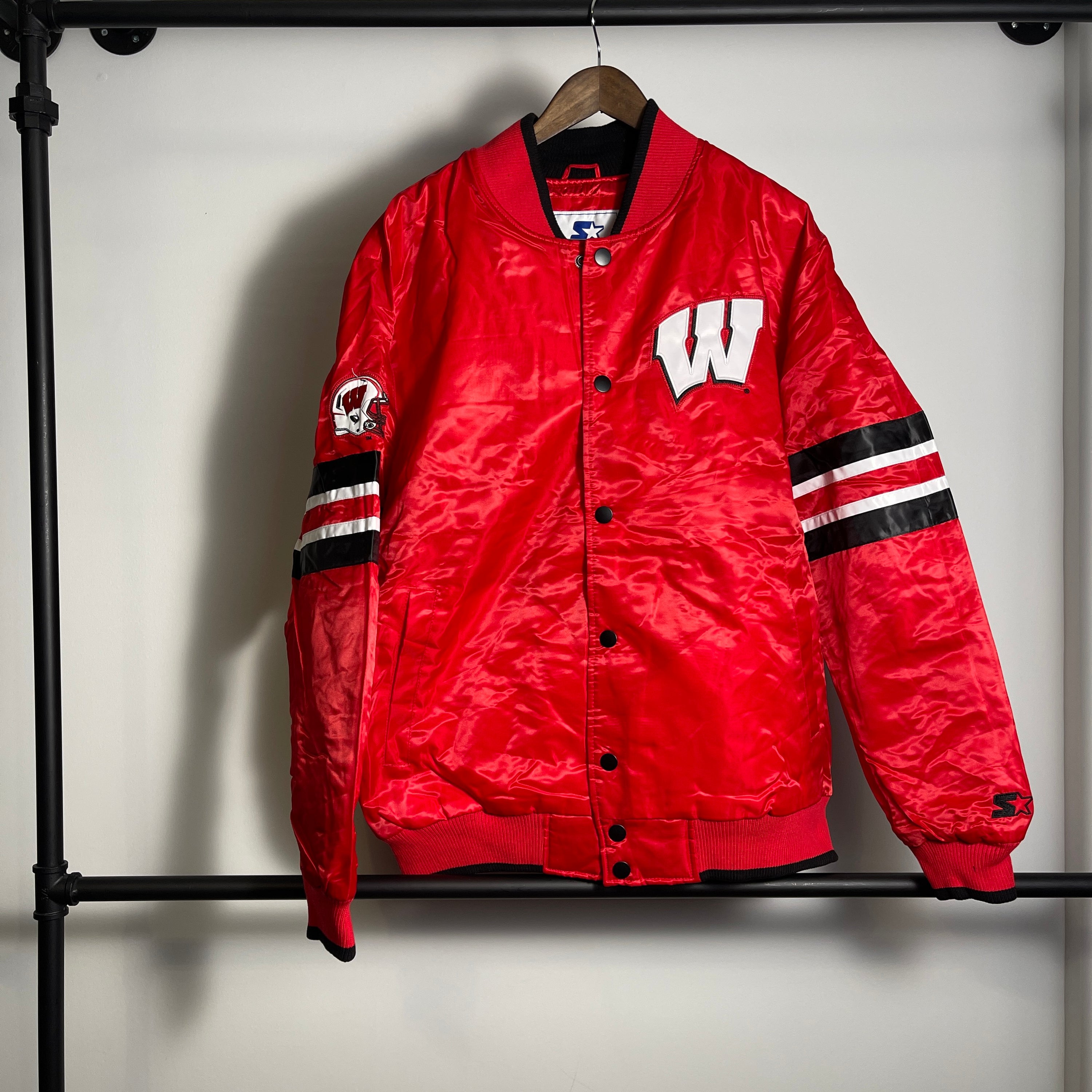Starter NCAA Wisconsin Badgers Jacket Size XL