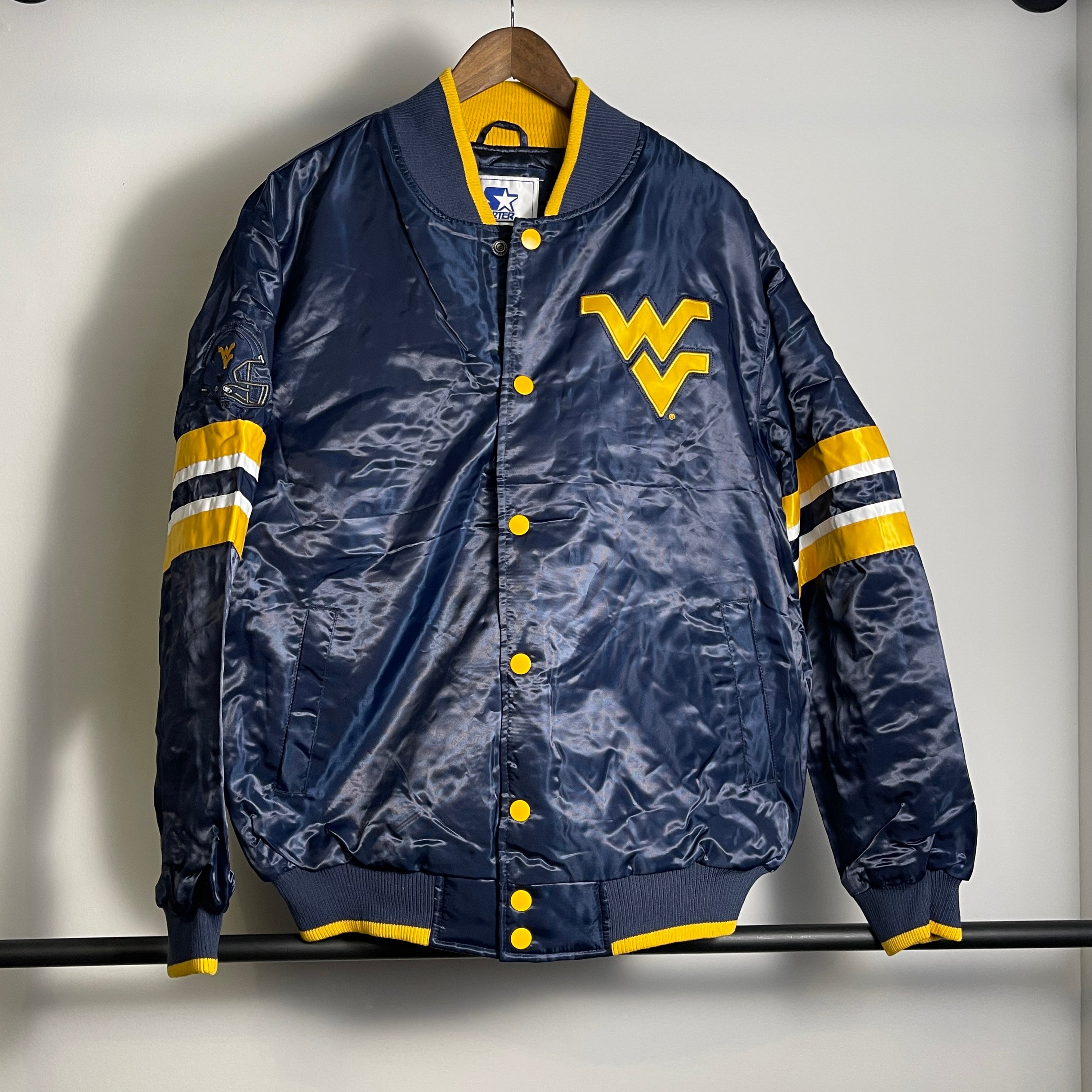 Starter NCAA West Virginia Mountaineers Jacket Size XL