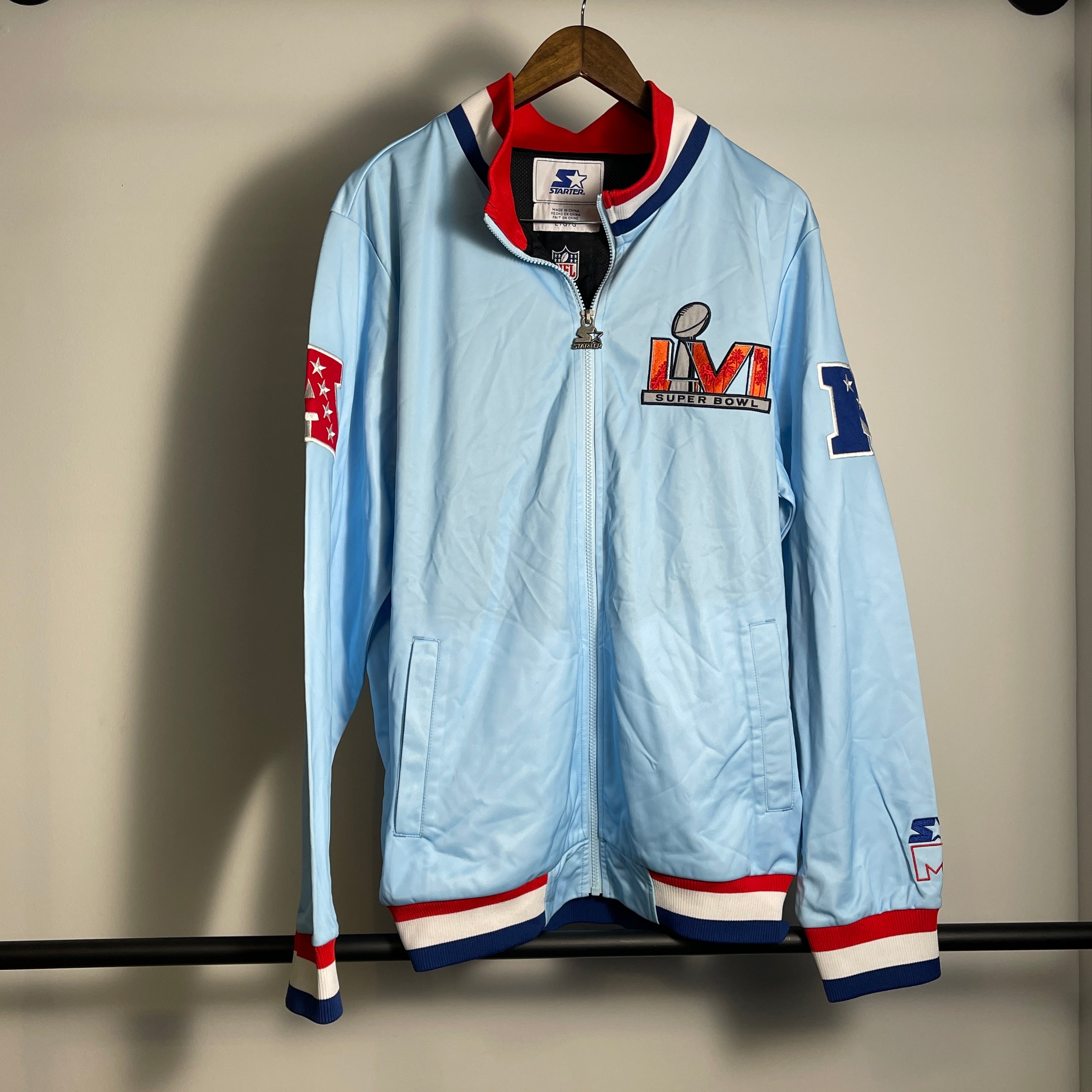 Starter NFL Superbowl 56 Track Jacket size L