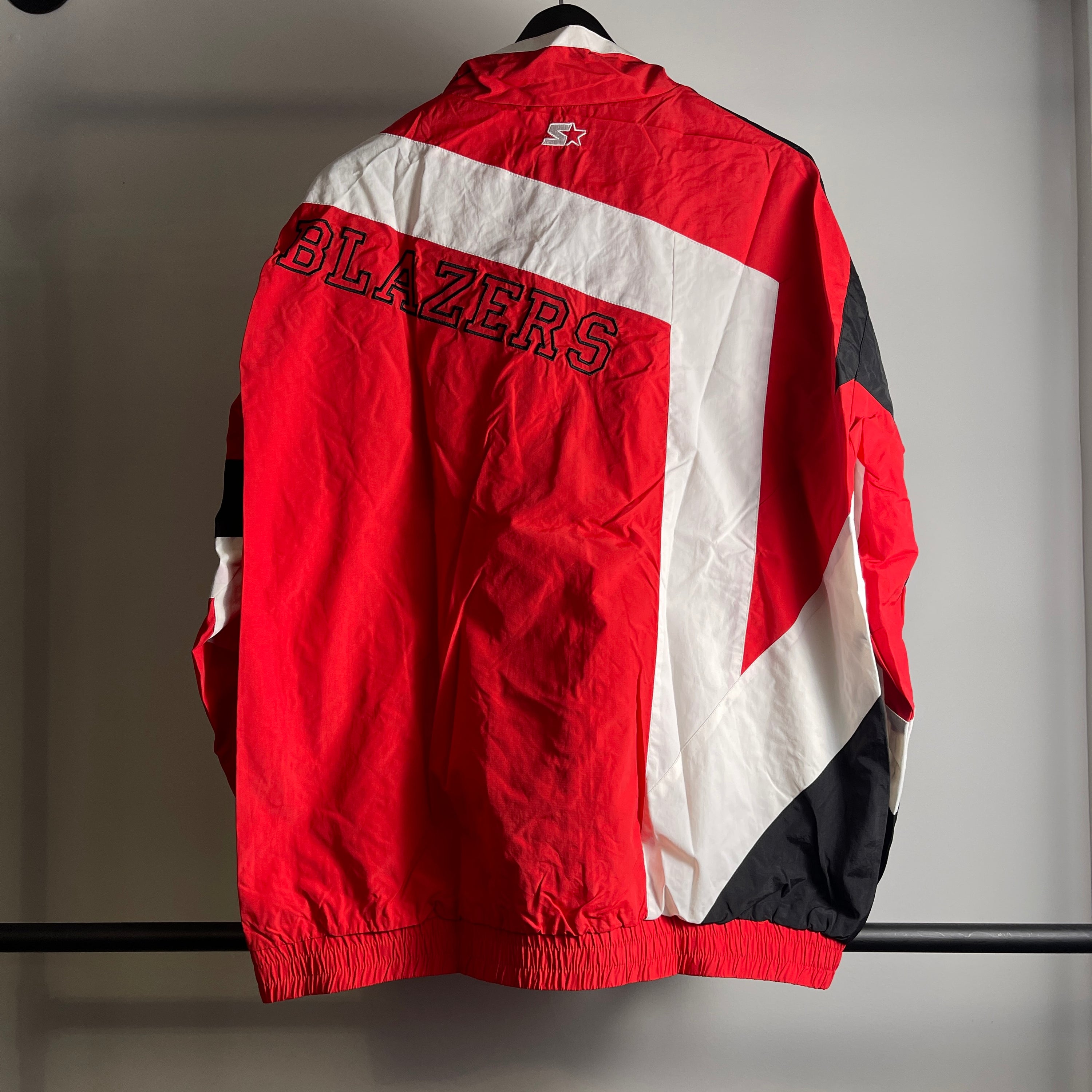 Retro Starter NBA Portland Trail Blazers windbreaker jacket XL XXL