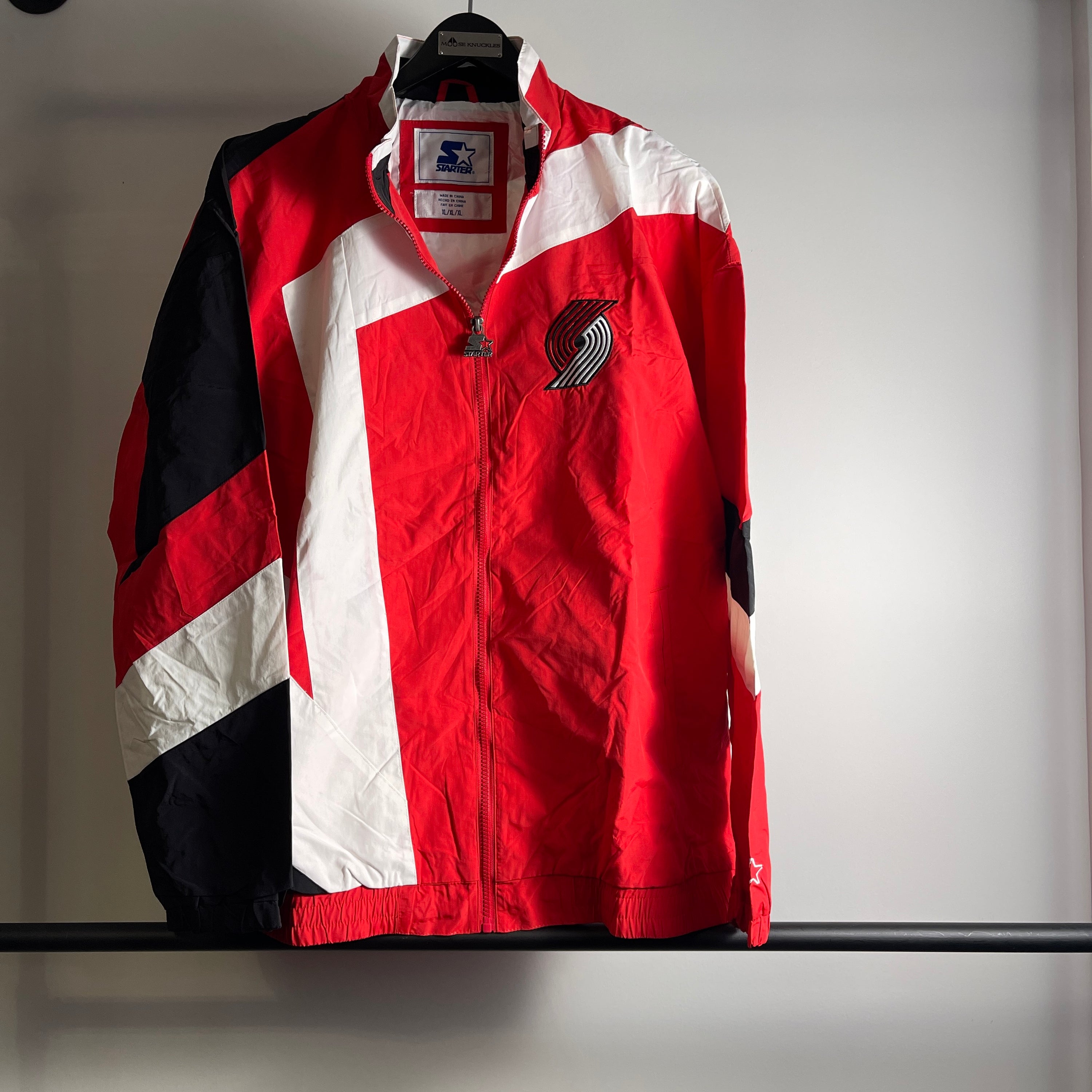 Retro Starter NBA Portland Trail Blazers windbreaker jacket XL XXL