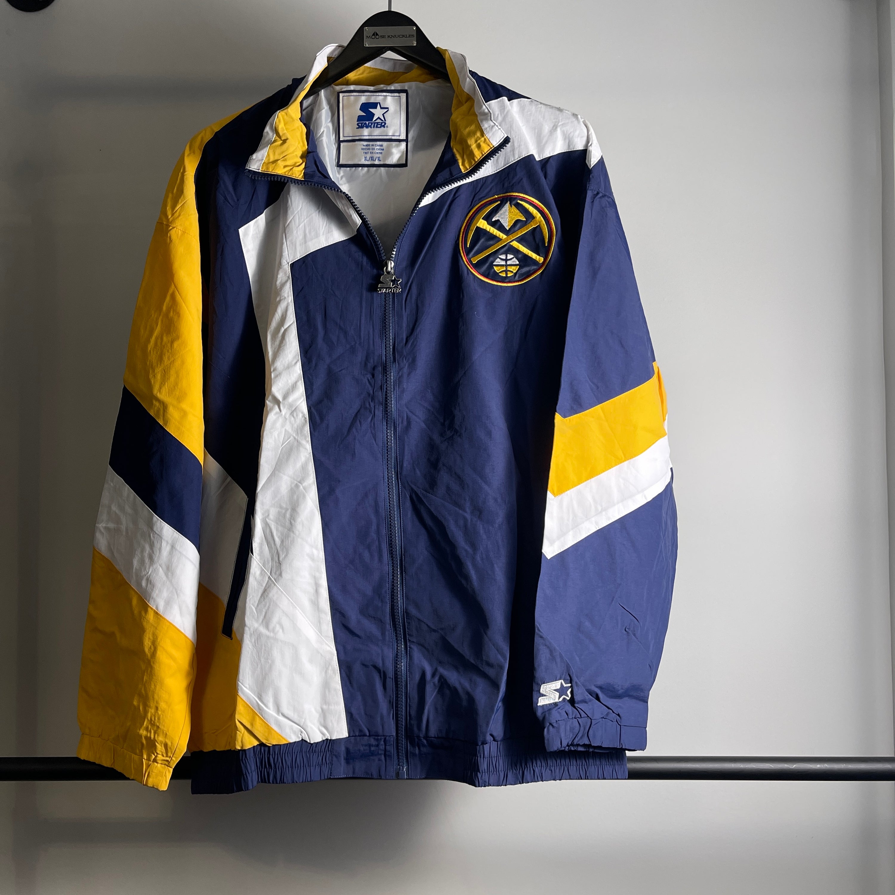 Retro Starter NBA Denver Nuggets windbreaker jacket XL