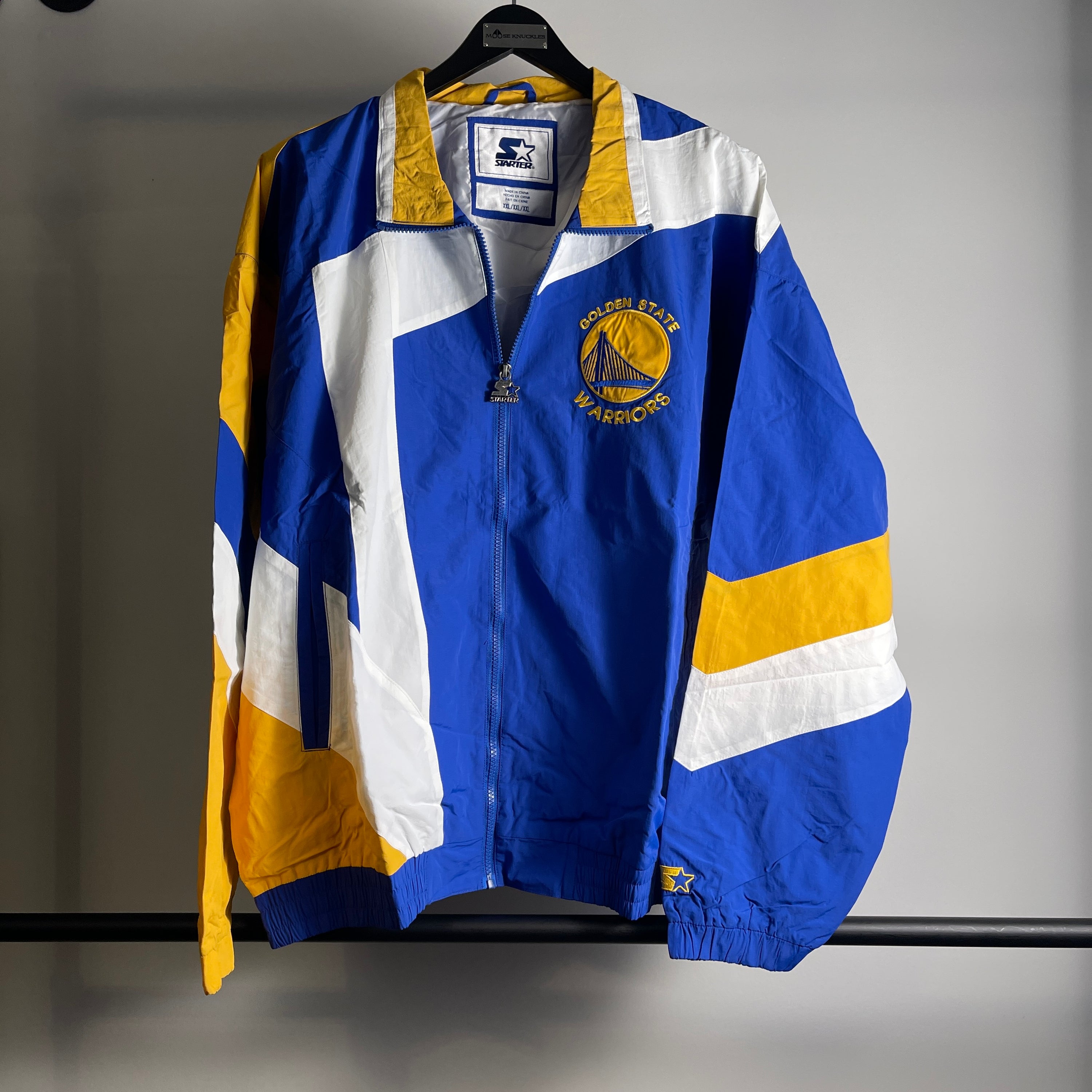 Retro Starter NBA Golden State Warriors windbreaker jacket XL XXL