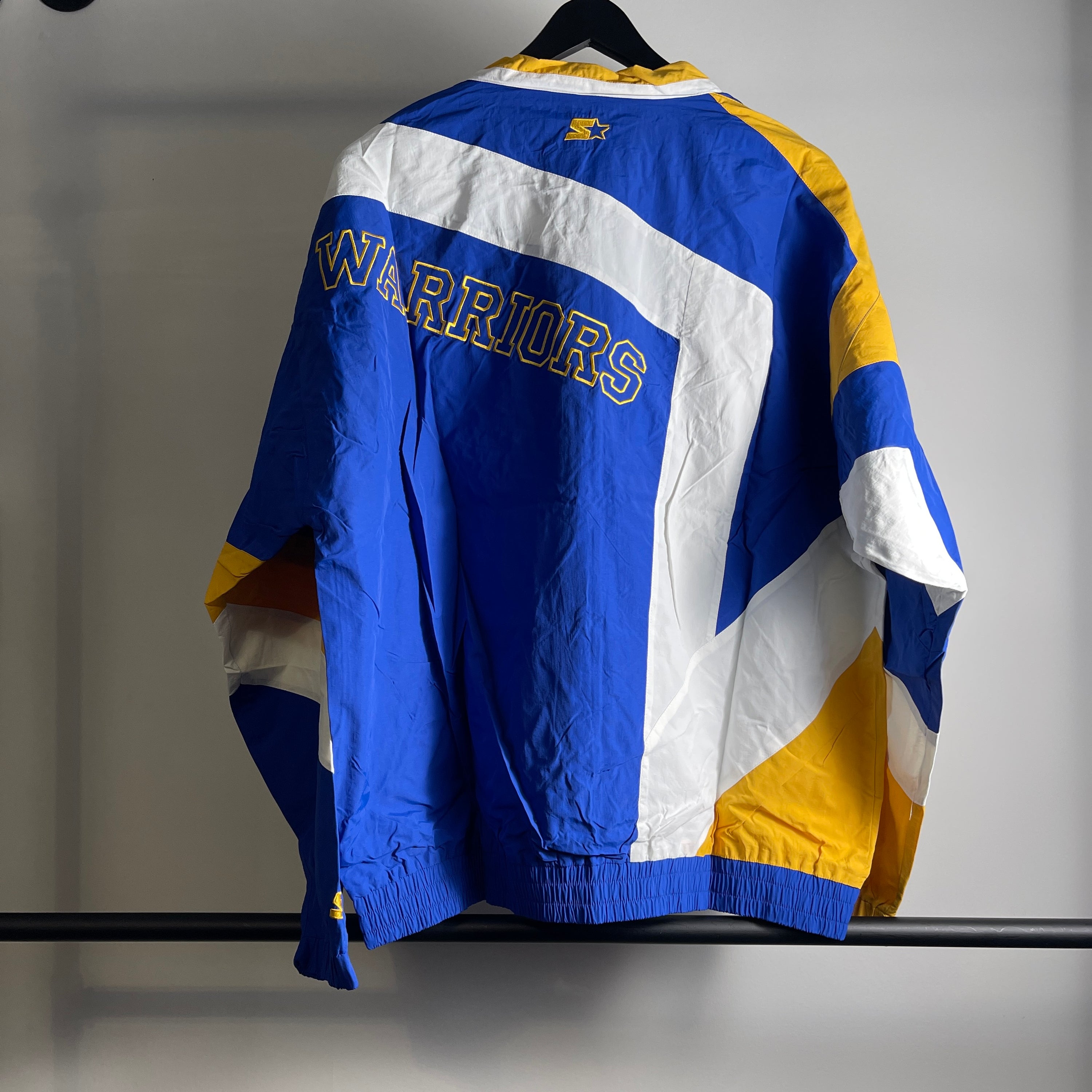 Retro Starter NBA Golden State Warriors windbreaker jacket XL XXL
