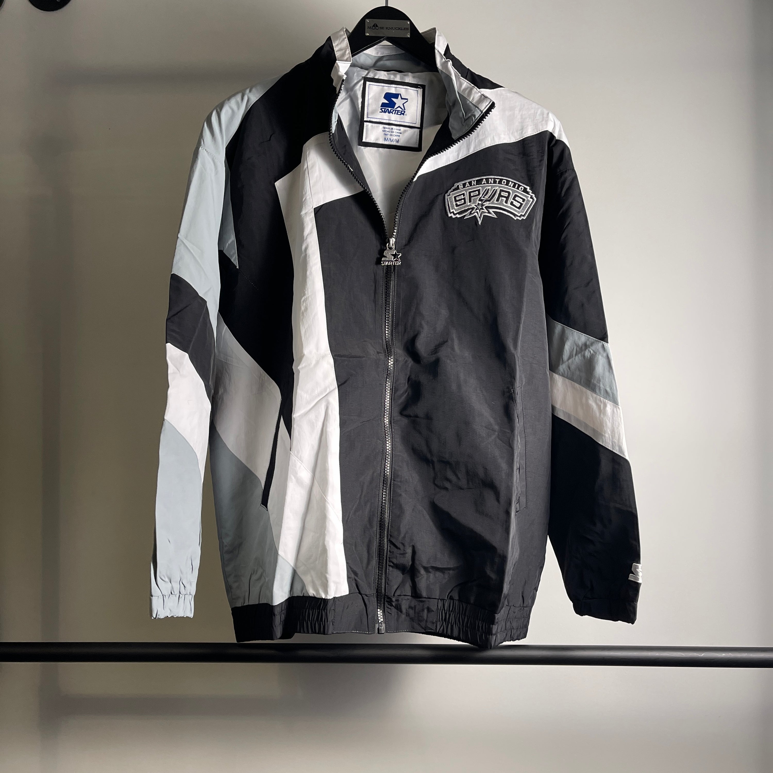 Retro Starter NBA San Antonio Spurs windbreaker jacket M XL XXL