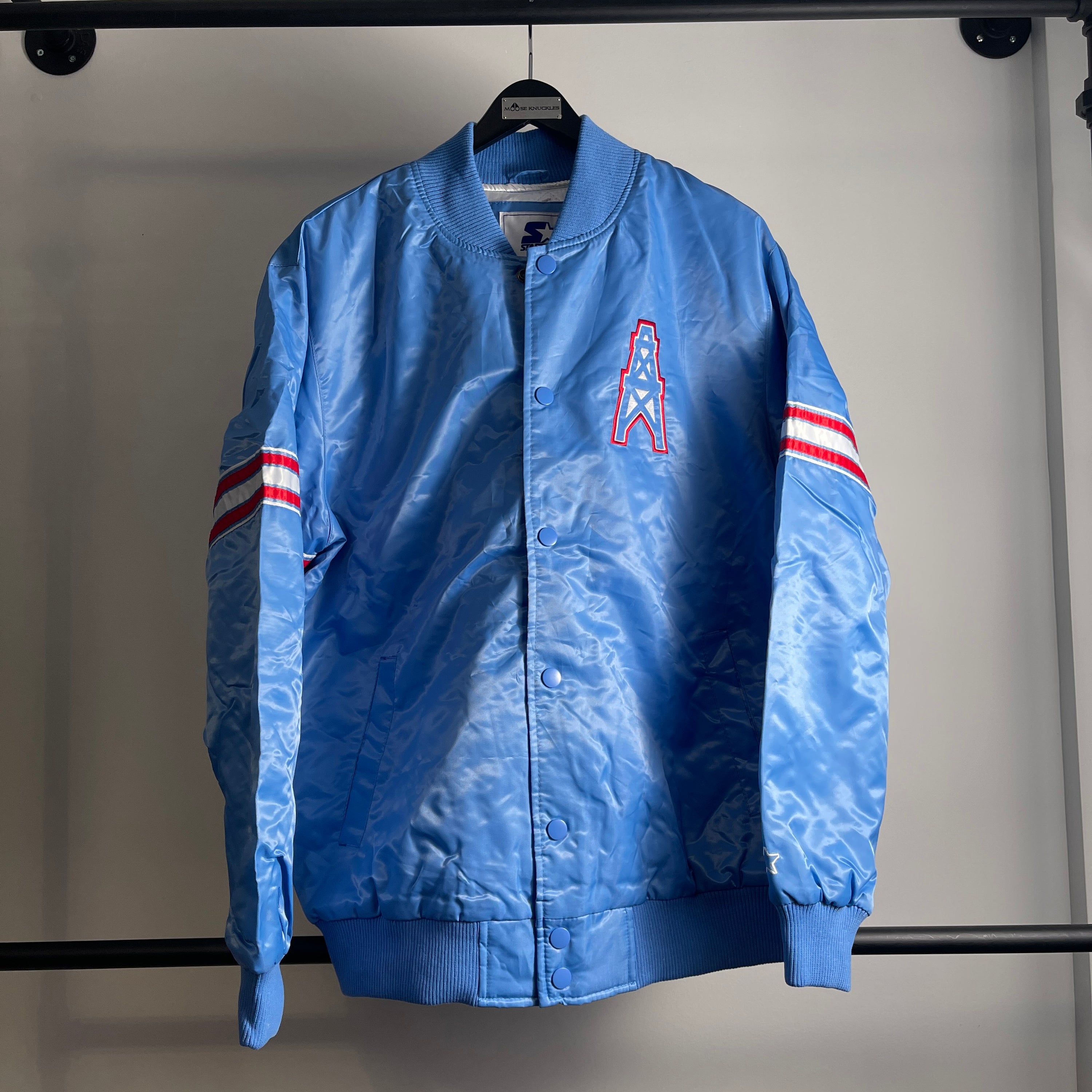 Starter NFL Houston Oilers Jacket Size XL