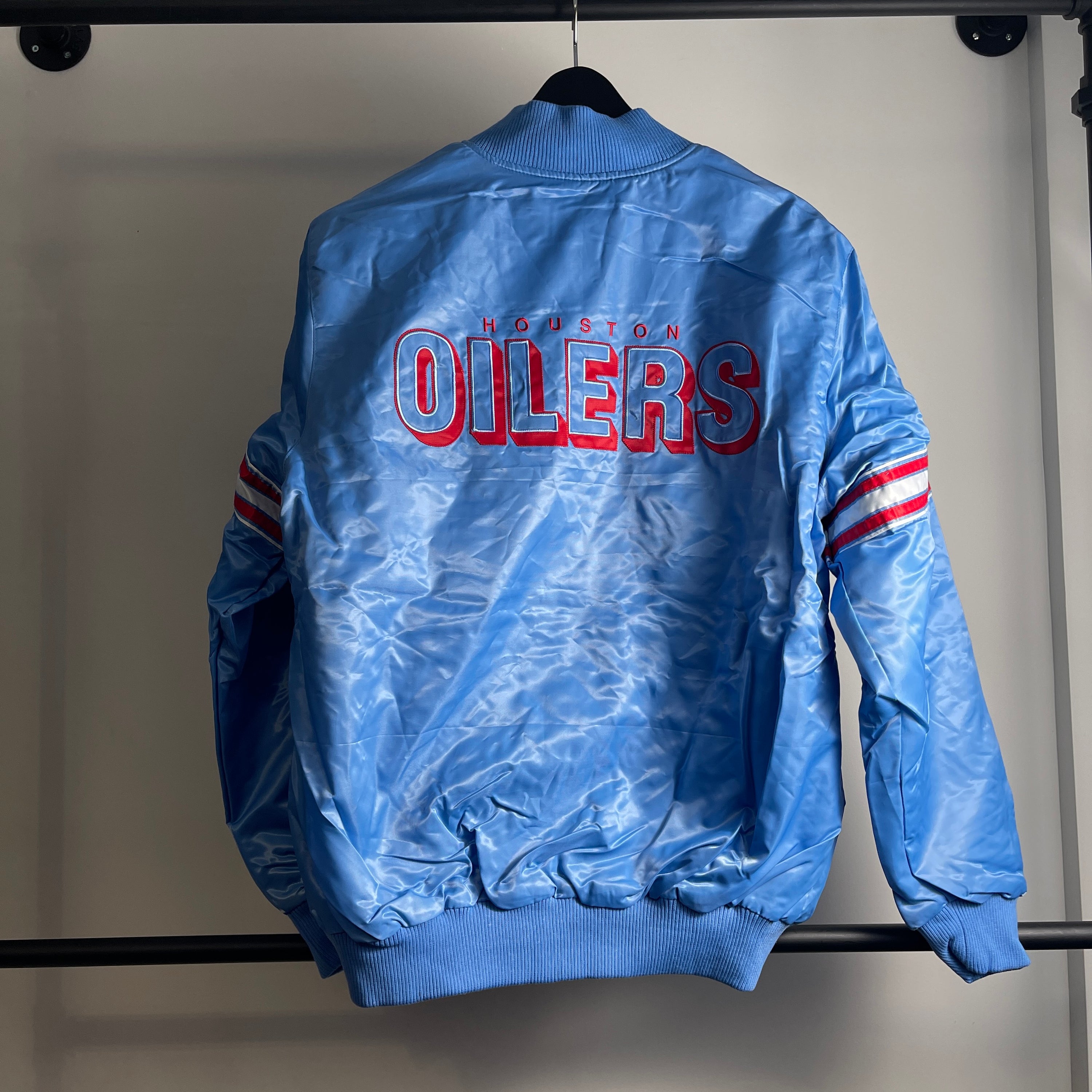 Starter NFL Houston Oilers Jacket Size XL