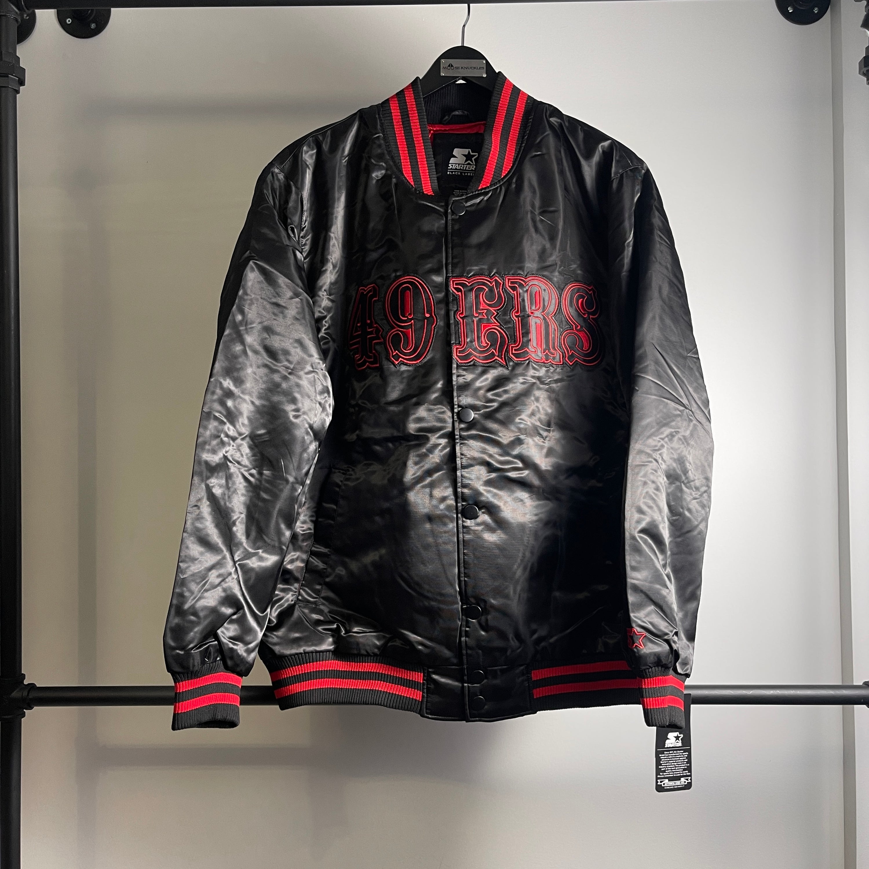 Starter Black Label NFL San Francisco 49ers Jacket size XL