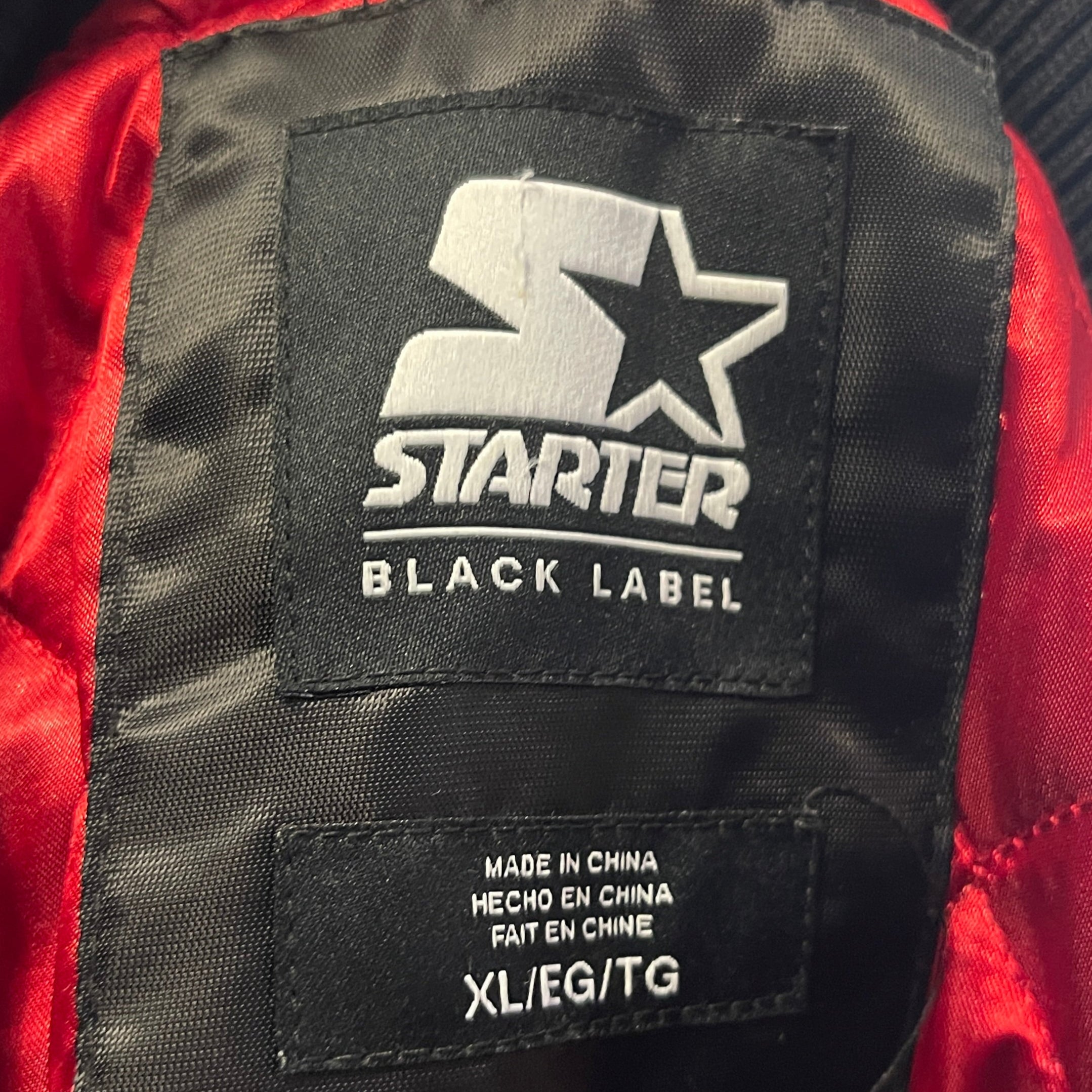 Starter Black Label NFL San Francisco 49ers Jacket size XL
