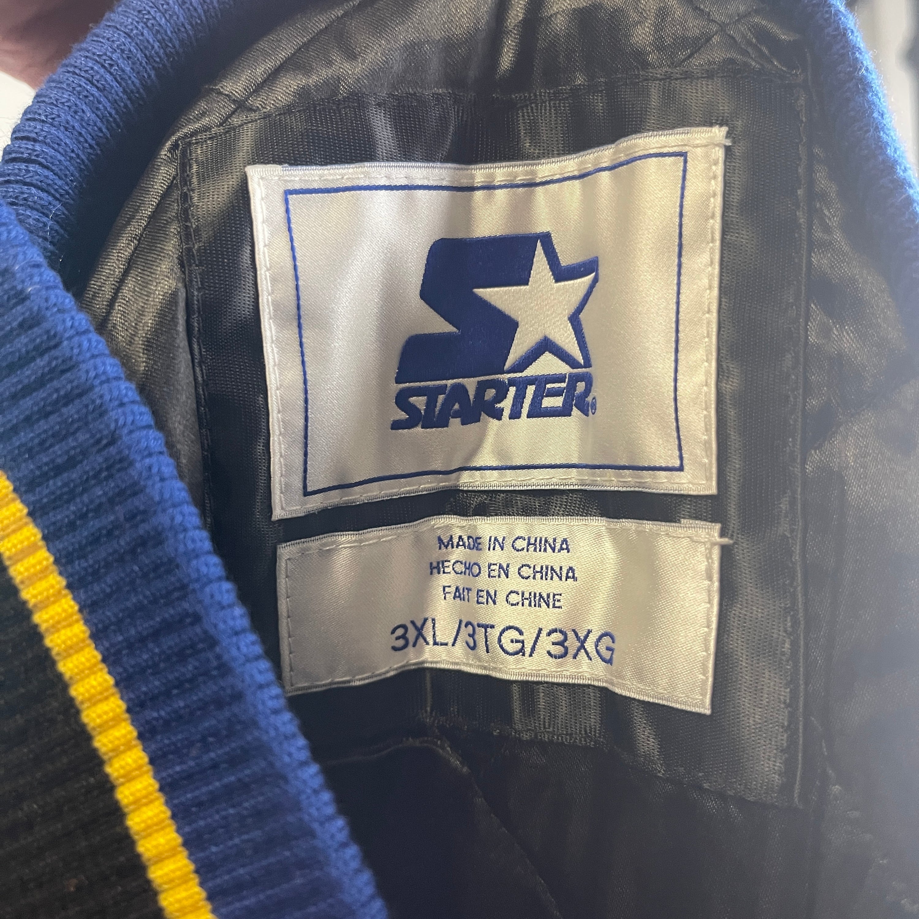 Starter NBA Golden State Warriors Jacket size L/3XL