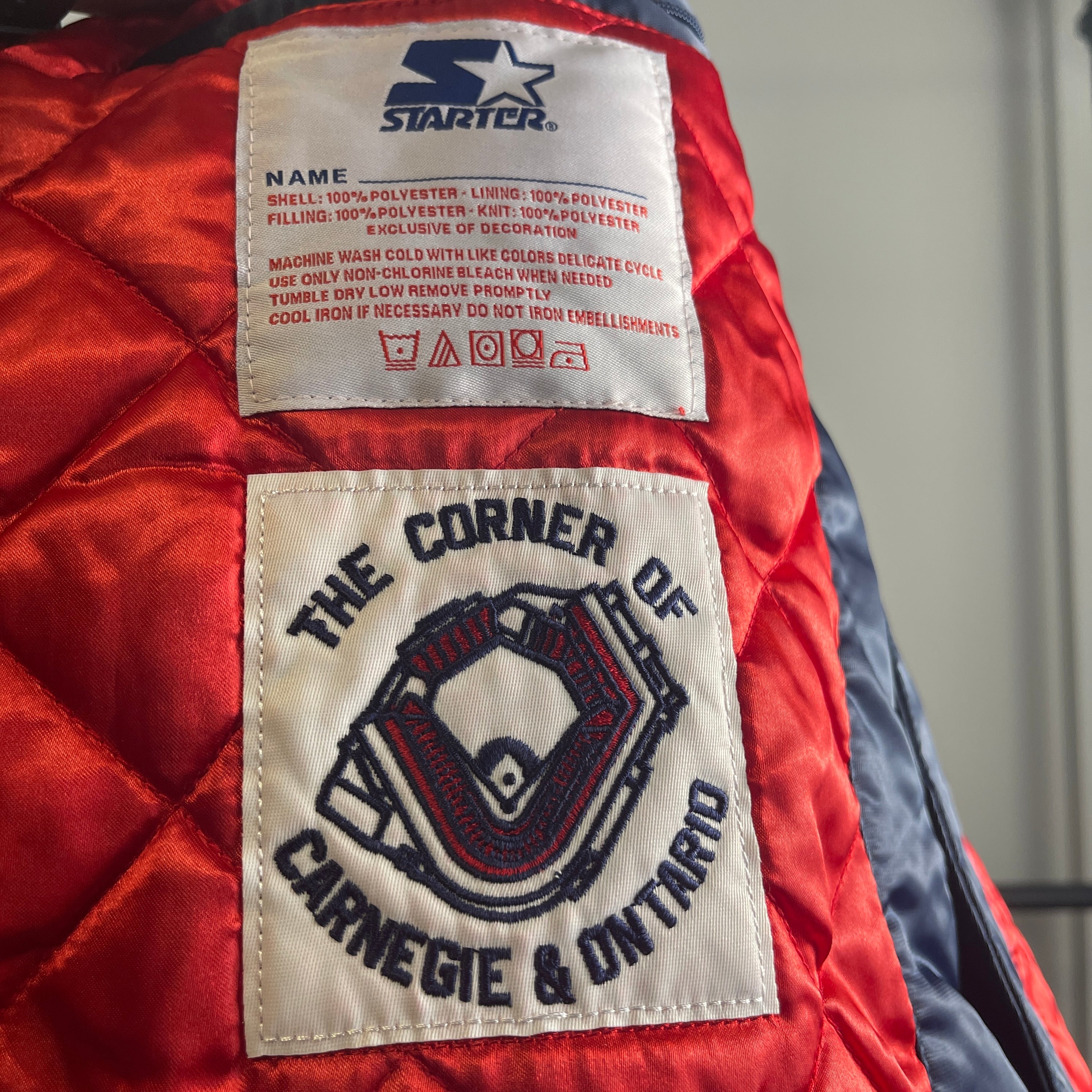 Starter Homage Exlusive MLB Cleveland Guardians Jacket size XL