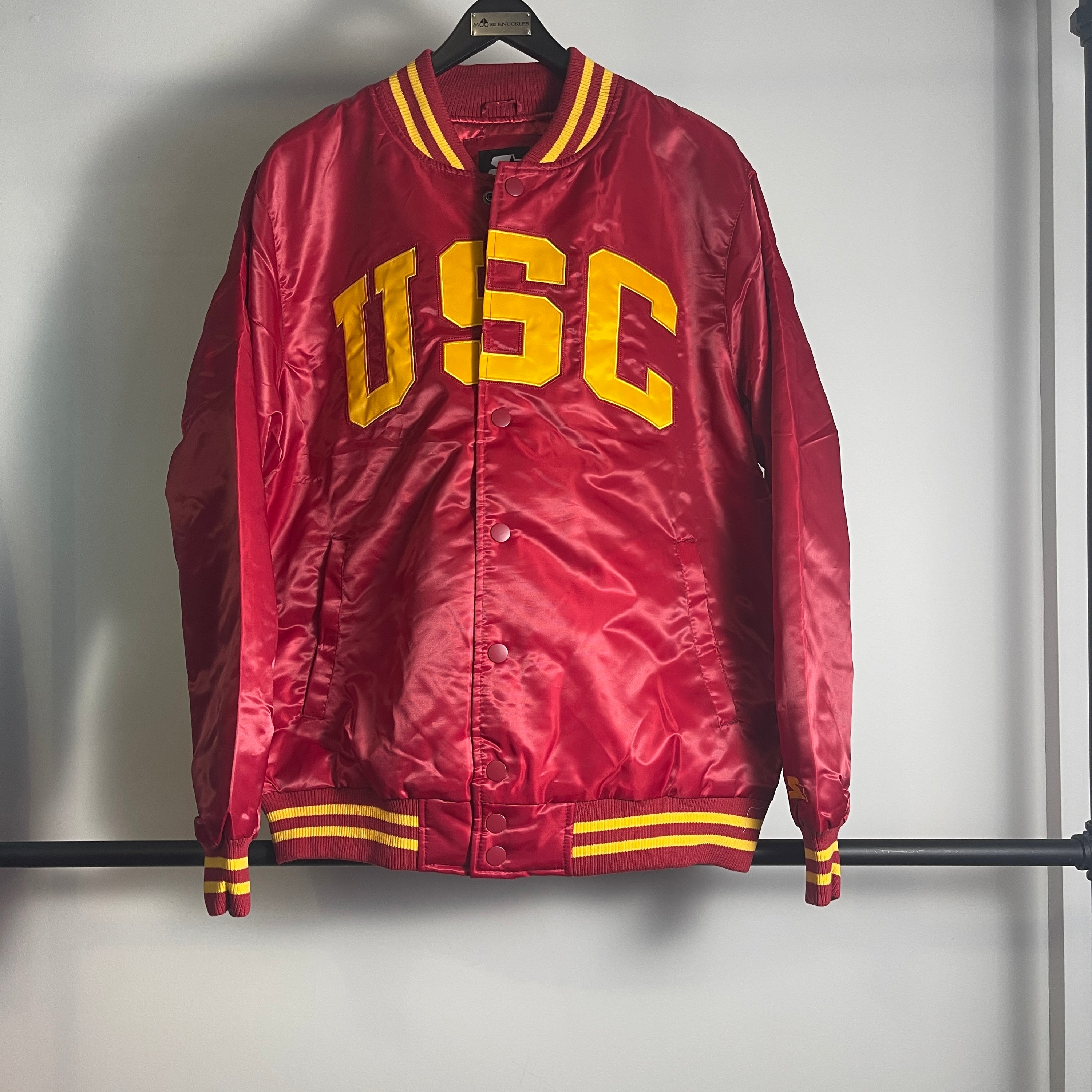 Starter NCAA Black Label USC Jacket size XL