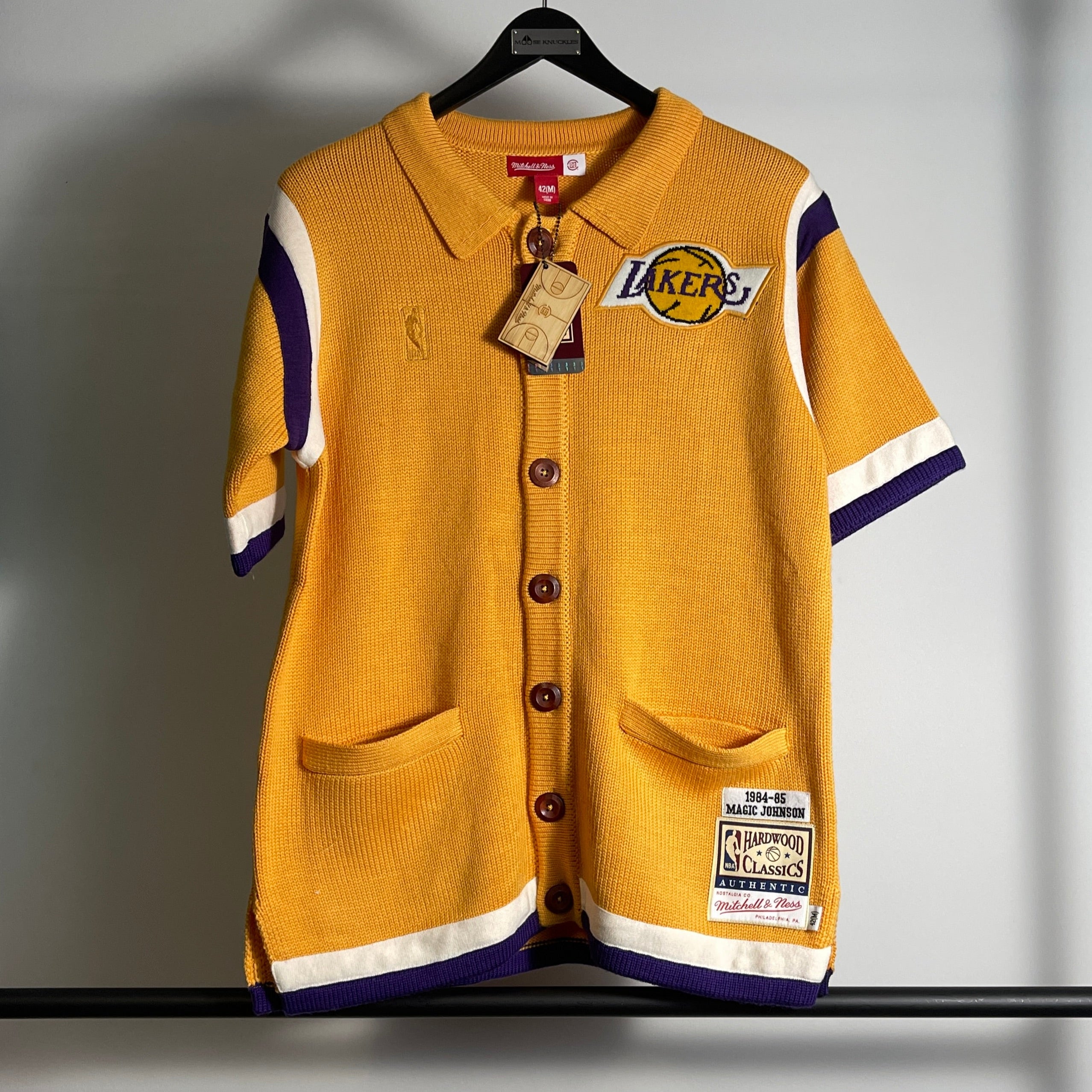 Mitchell&Ness Clot NBA Los Angeles Lakers Johnson Knitted shooting shirt size M