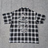 premium short sleeve wrinkle free chicano flannel Shirt