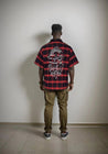 premium short sleeve wrinkle free chicano flannel Shirt