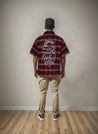 premium short sleeve wrinkle free chicano flannel Shirt