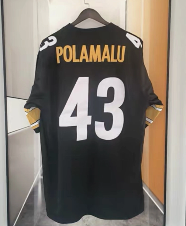 Mitchell&Ness NFL Pittsburgh Steelers Troy Polamalu jersey size 2XLB
