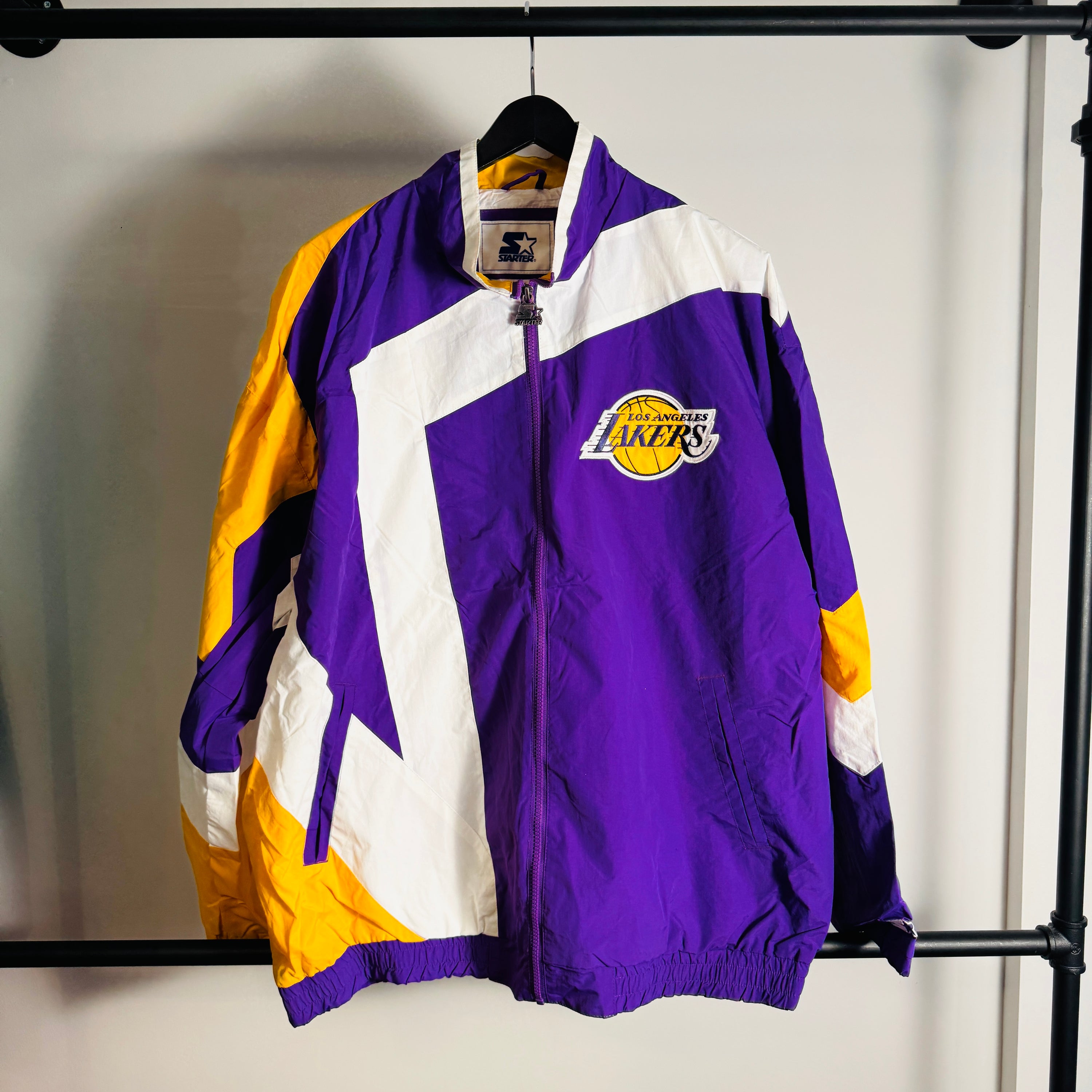 Retro Starter NBA Los Angeles Lakers windbreaker jacket M-XXL