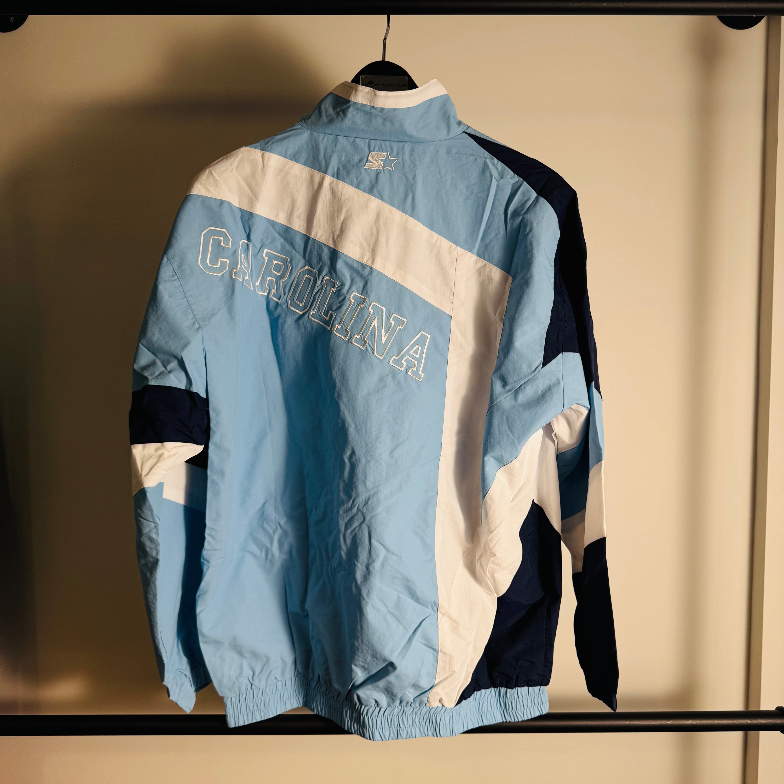 Retro Starter NCAA University of North Carolina windbreaker jacket L XXXL